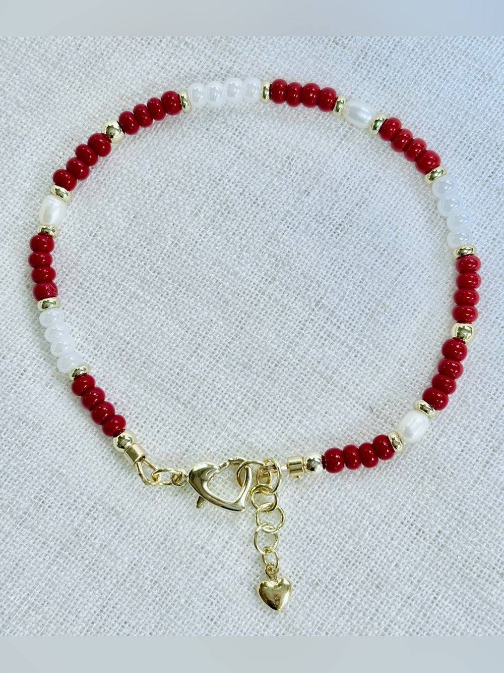 Elegant bracelet-Czech glass beads, freshwater pearls,gold filled spacers.NWOT